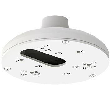 Adapter Montage-Platte für MOBOTIX MOVE Vandal Turret Kamera