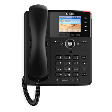 Global 713 Desk Telephone Black - costumized