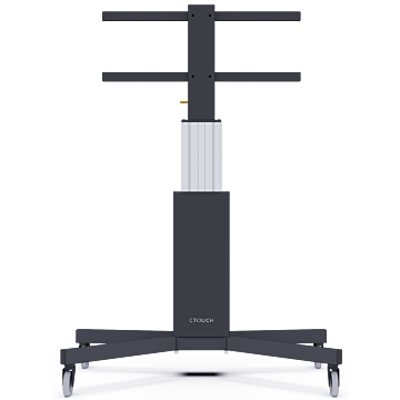 Mounting CTOUCH Wallom3a mobile lift electric black