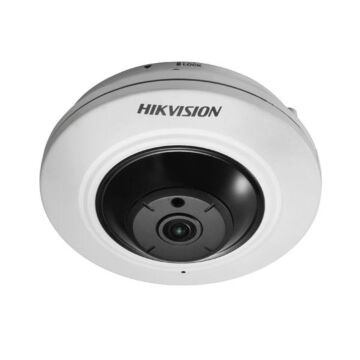 HIKVISION4MPDome IndoorFisheye Fixed Lens1/3"" Progressive CMOS, Electronic Day/night, Up to 2464 x 1520 resolution, 1.6