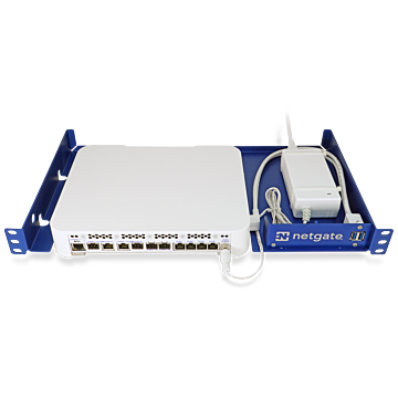 NETGATE 8200 MAX PFSENSE+ SECURITY GATEWAY, Rack Mount installed