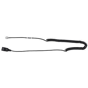 Axtel QD/RJ - coiled, 0,5 – 2m, standard