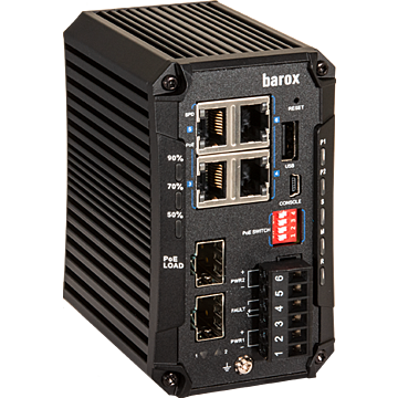 Switche für Hutschienenmontage