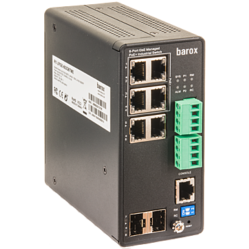 Switch DIN-Sch., 1G, Mmt., L3, erw Temp