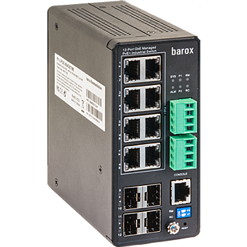 Switch DIN-Sch., 1G, Mmt., L3, erw Temp