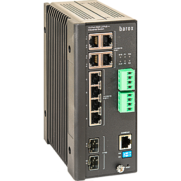 Switch für Hutschienenmontage