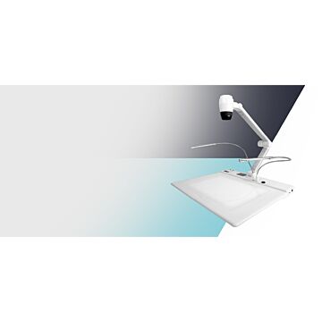 Document camera : 4K resolution, 13 megapixels CMOS sensor, optical zoom x22, light and retro ligh
