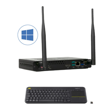 OPS PC-Modul – i7 Prozessor – Intel® Iris® Xe Grafik. Windows 11 Lizenz und kabellose Tastatur inklusive. Kompatibel mit