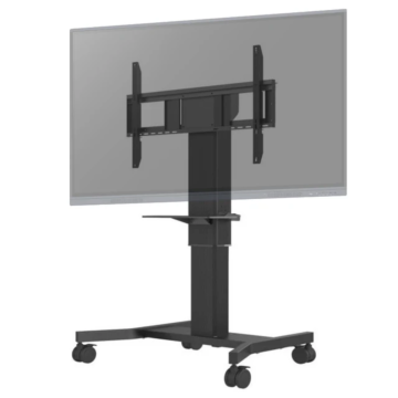 Mobiler, elektrisch höhenverstellbarer Ständer (95 cm Verstellbereich) für 55–92? Bildschirme