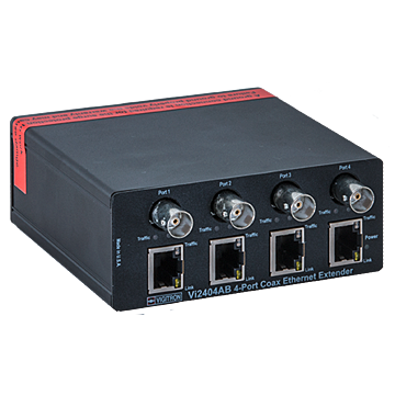 COAX Extender Daten und PoE, 4-Kanal