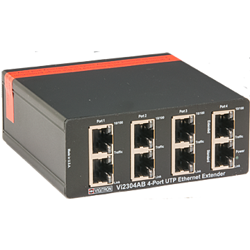 UTP Extender Daten und PoE, 4-Kanal