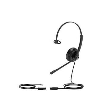 Yealink SIP zub. QD/RJ YHS34 Monaurales Headset mit NoiseCancelling