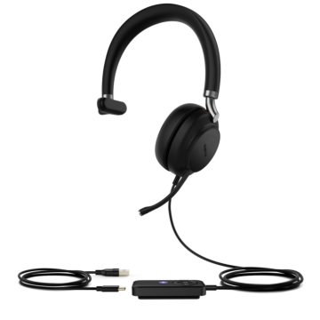 Yealink Bluetooth Headset - UH38 Mono Teams -W/O BAT USB-C