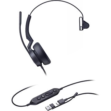 Yealink Headset - UH46 Mono Teams USB-C/A