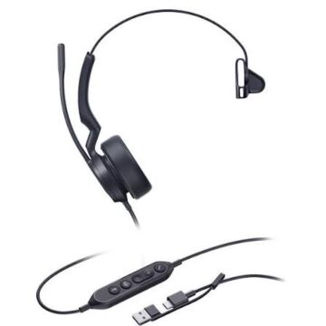 Yealink Headset - UH44 Mono Teams USB-C/A