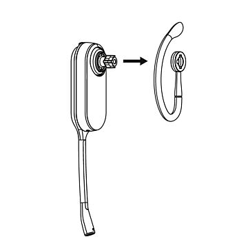 Yealink Dect Accessory - EarHook for WH63/67