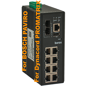 Switche für Hutschienenmontage